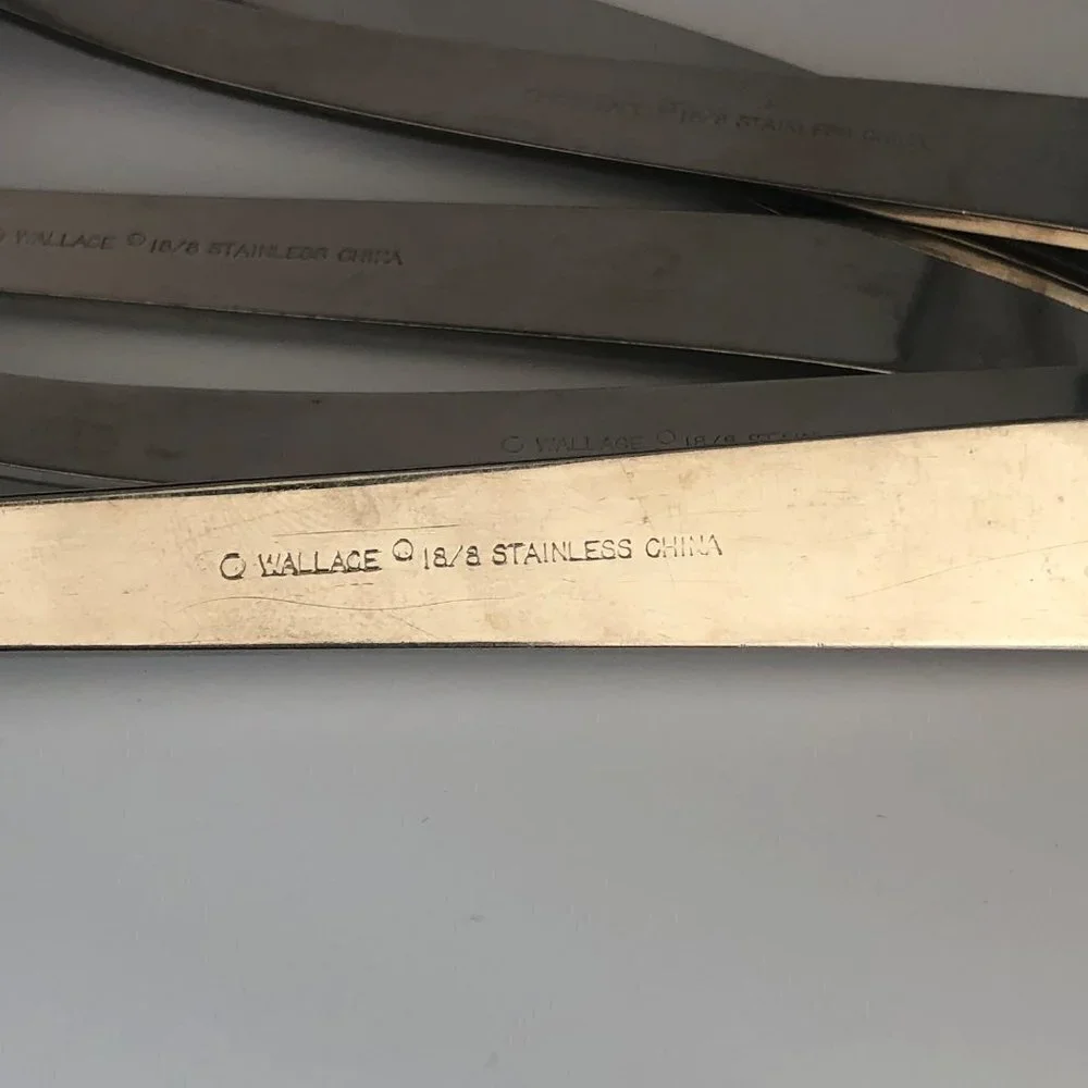 Wallace Soup‎ Dinner Spoons MANHATTEN 18/8 Stainless Steel Flatwear 7.75
